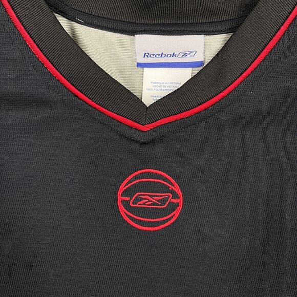 Reebok Shirt Mens XXL Black Sleeveless Basketball Tank Top‎ Vintage 1990s VTG - Picture 3 of 8